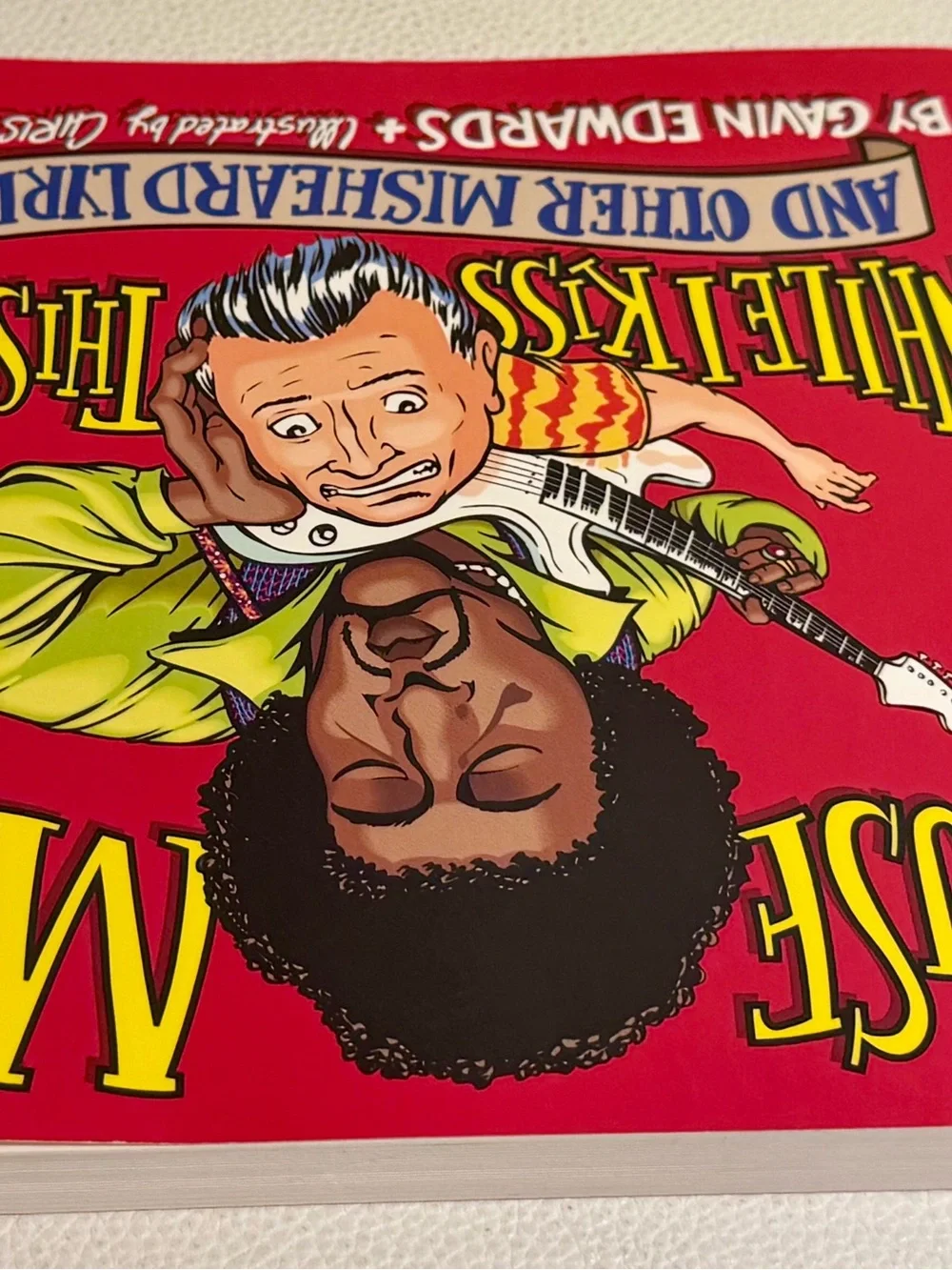 Scuse Me While I Kiss This Guy Misheard Lyrics 1995 Music Humor Vintage Book VG